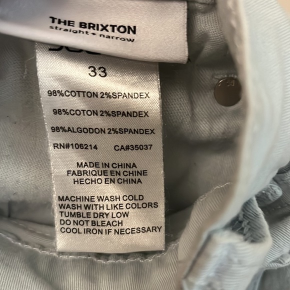 Joes Jeans Brixton Straight and Narrow size 33 - Picture 6 of 6